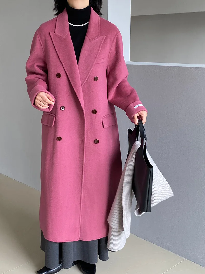 

Элегантный женский длинный шерстяной пиджак Allingentle для коктейльных вечеринок и повседневных образов, с возможностью индивидуального пошива