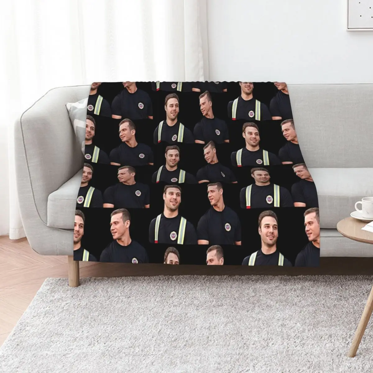 Buck and Eddie Throw Blanket Personalized Gift Bed Fashionable Summer Hairy Decoratives Luxury St Blankets
