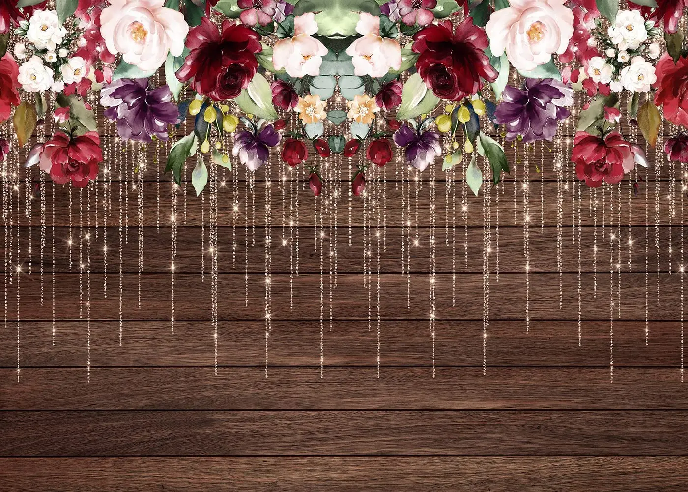 ريفي الخشب الزهور خلفية الزفاف دش الزفاف التصوير خلفية الطفل الوليد الاطفال عيد ميلاد كابينة عرض الصور الجماعية الدعائم