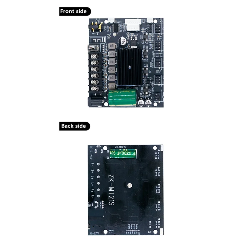 A25P ZK-MT21S Leaded Bluetooth Digital Amplifier Board TPA3116 Chipset, 50+ 50+ 100W Subwoofer Power