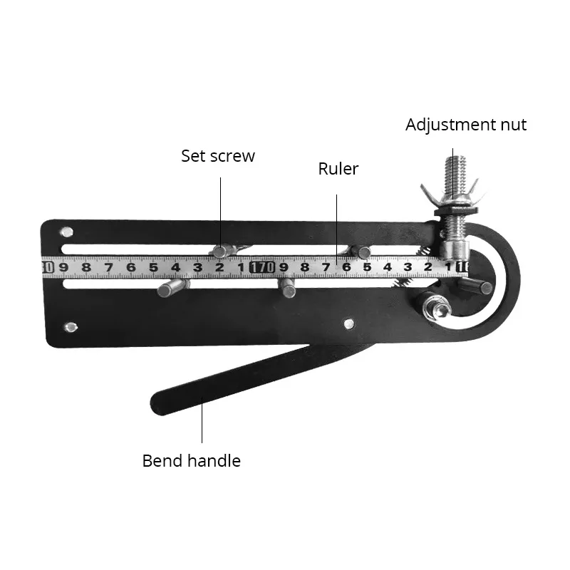 Imagem -03 - Máquina de Dobra Manual Cabo Harness Benders Bvr Hard Wire Pequena Máquina Dobrável Ferramenta de Cobre Bender Wire