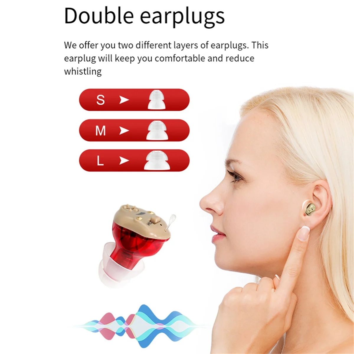 

Слуховые аппараты с шумоподавлением для пожилых людей, перезаряжаемый усилитель звука для слухового аппарата, аксессуары для зарядного отсека B-AT82