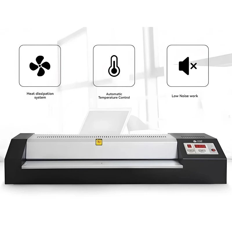 Plastic Sealing Machine Intelligent Photo File Home Office Cold Mounting Hot Plastic  A2 Coating Machine