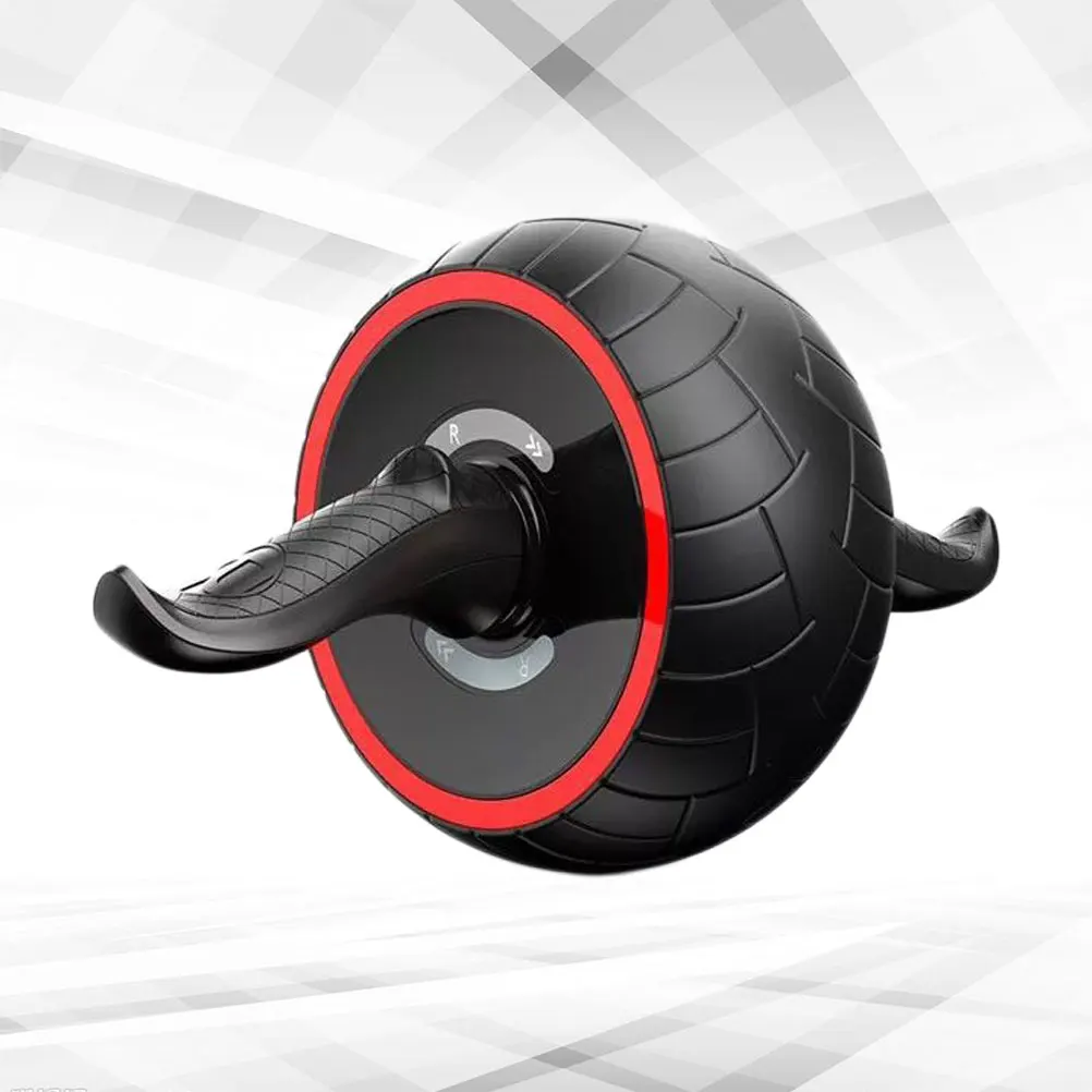 

Abdominal Exercise Roller Wheel Fitness Device Abdomen Training Roller Mute Sports Accessory For Men Women Black Core