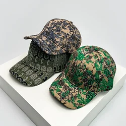 China Chic Graffiti Hardtop Baseball Hats Sunshade Ethnic Style New Unisex Versatile Personal Fashion Peaked Caps Casual Outdoor