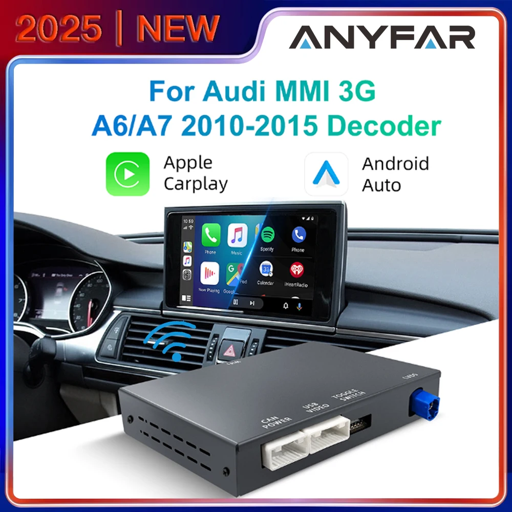 OEM Screen Upgrade Decoder Box for Audi A6/A7 2010-2015, 6.5