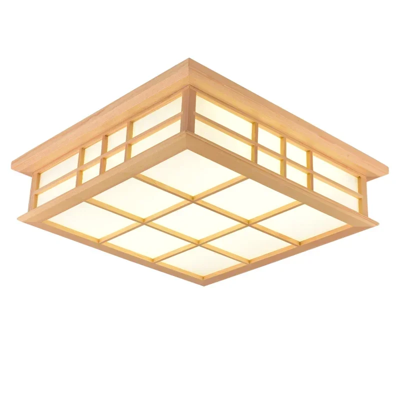 

Ceiling lights Japanese style tatami lamp LED wooden ceiling lighting dining room bedroom lamp study room teahouse lamp