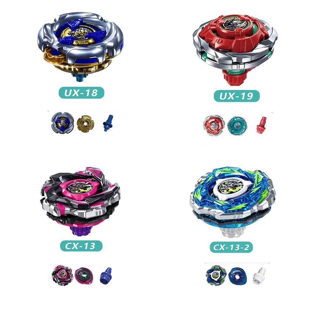 Flame UX Series Battle Spinning Tops UX-18 UX-19 CX-13-1 CX-13-2 Duel Gyro Toys Boys Birthday Party Gift