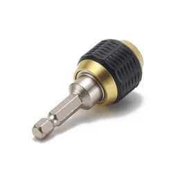 60mm Keyless Drill Chuck Screwdriver Impact Driver Adaptor 1/4 '' Pop-up Hex Shank Drill Bit Tool Quick Change Convertor Adapter