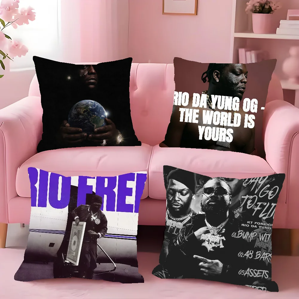 Singer Rio Da Yung Og cushion cover Anti-dustmite Sofa Cushion Decorative Office Cover Lounge Area Indoor & Outdoor Use