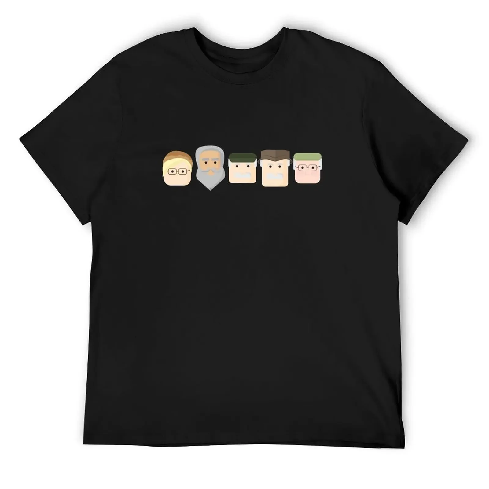 

Still Game Characters T-Shirt anime t shirts oversized graphic tee luxury t-shirt new edition plus size men clothing