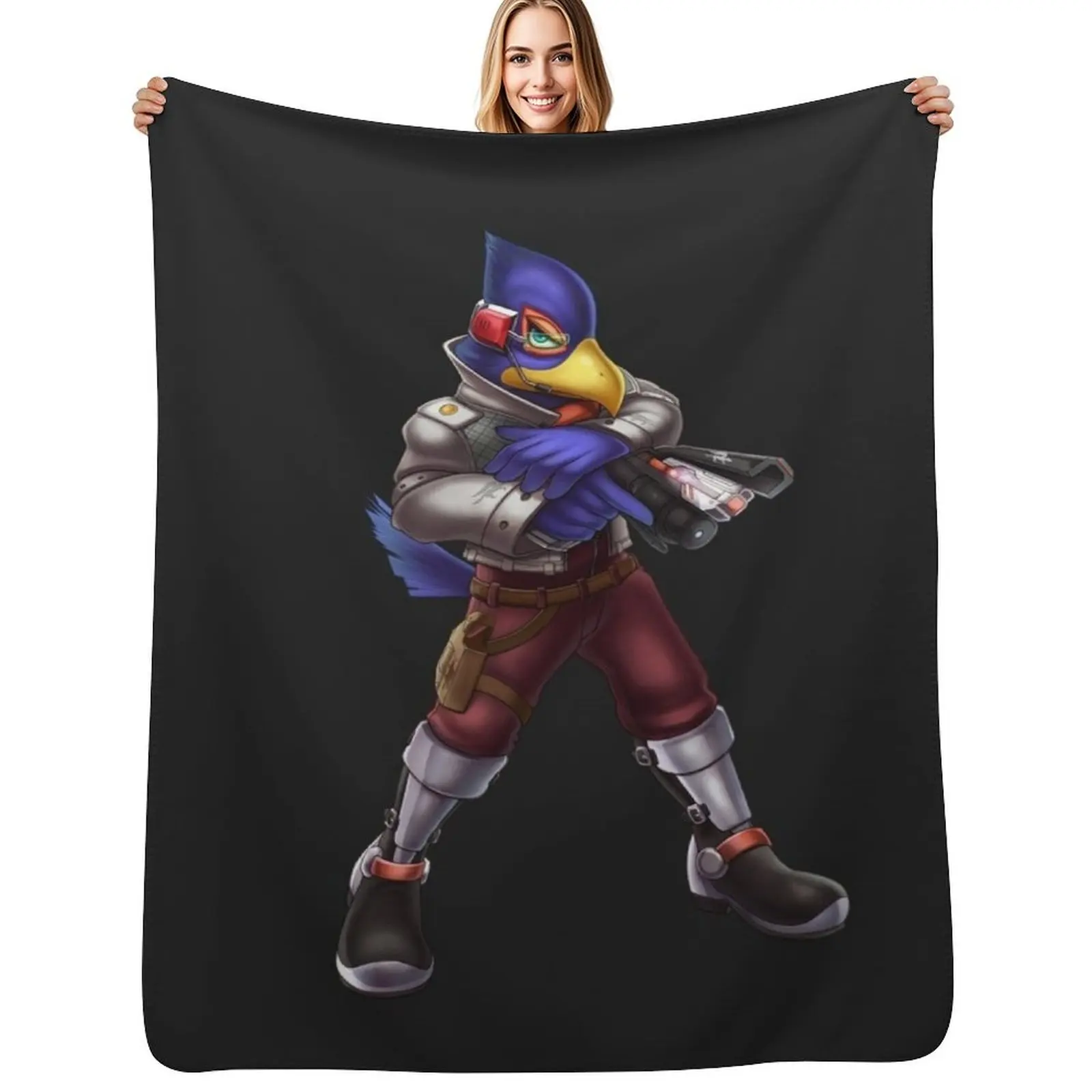 Falco Throw Blanket Soft Home Decor Blanket for Couch Bedroom