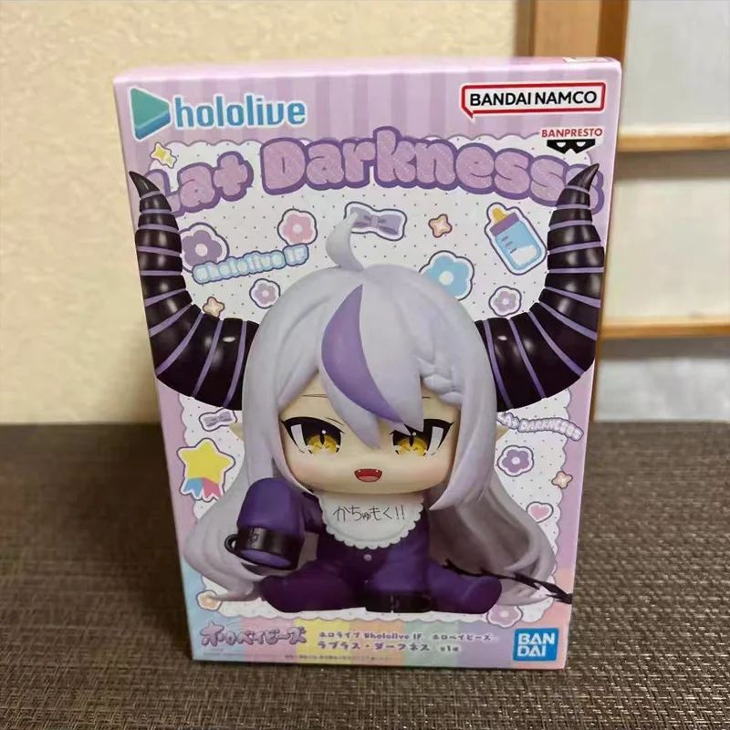 

[Genuine] Original Bandai Banpresto Hololive If La Darknesss In Stock PVC Figure Model Sitting Posture Collector Figurine Toys