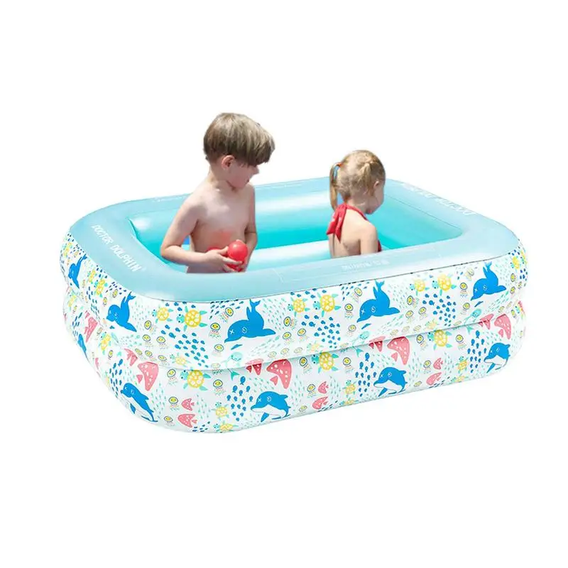 Large Inflatable Outdoor Swimming Pool Small Inflatable Pool Kiddie Swimming Pool Children Adult Play Bathtub paddling pool