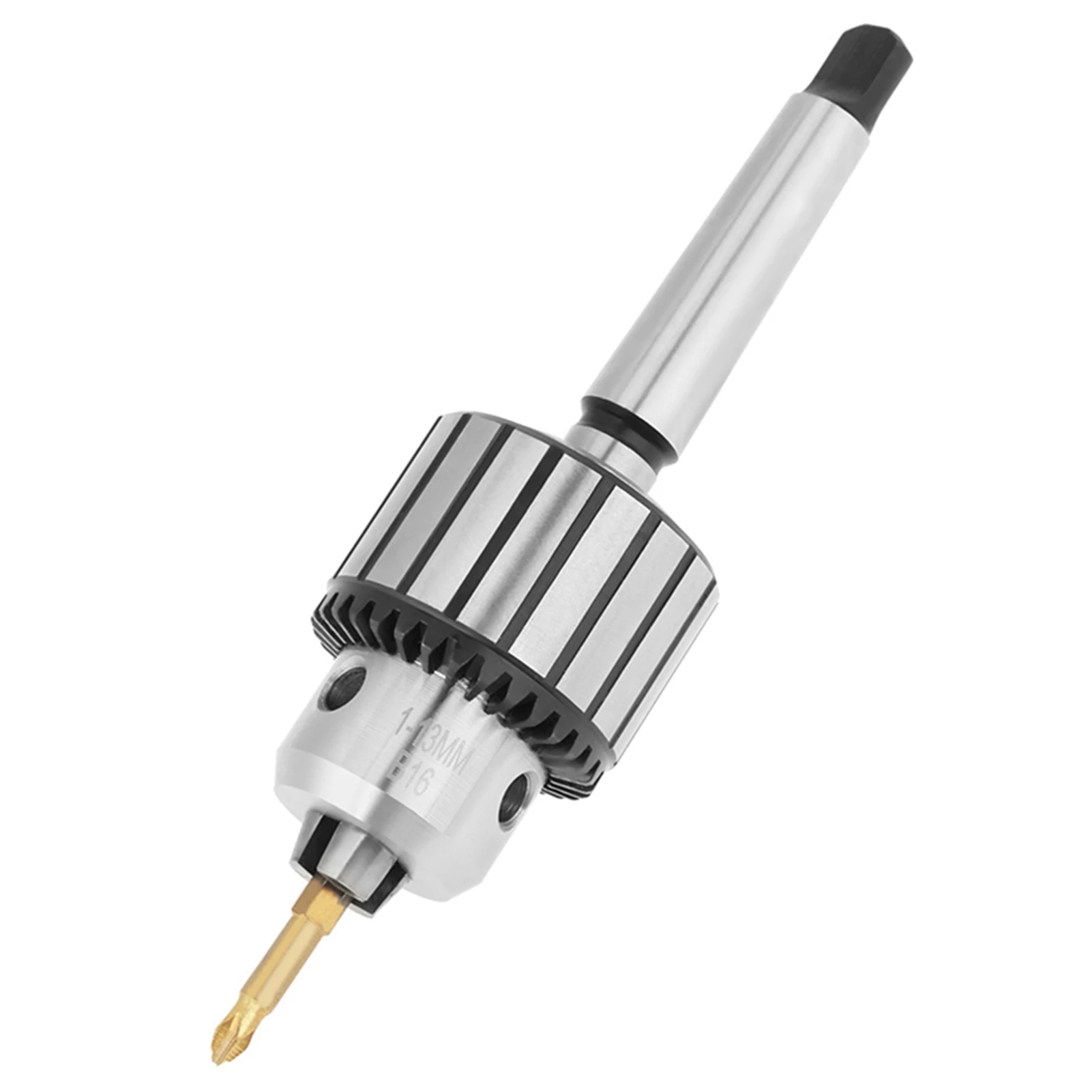 1-13mm Capacity Carbide Steel MT2-B16 Arbor Key Type Drill Chuck Mini Lathe Tool