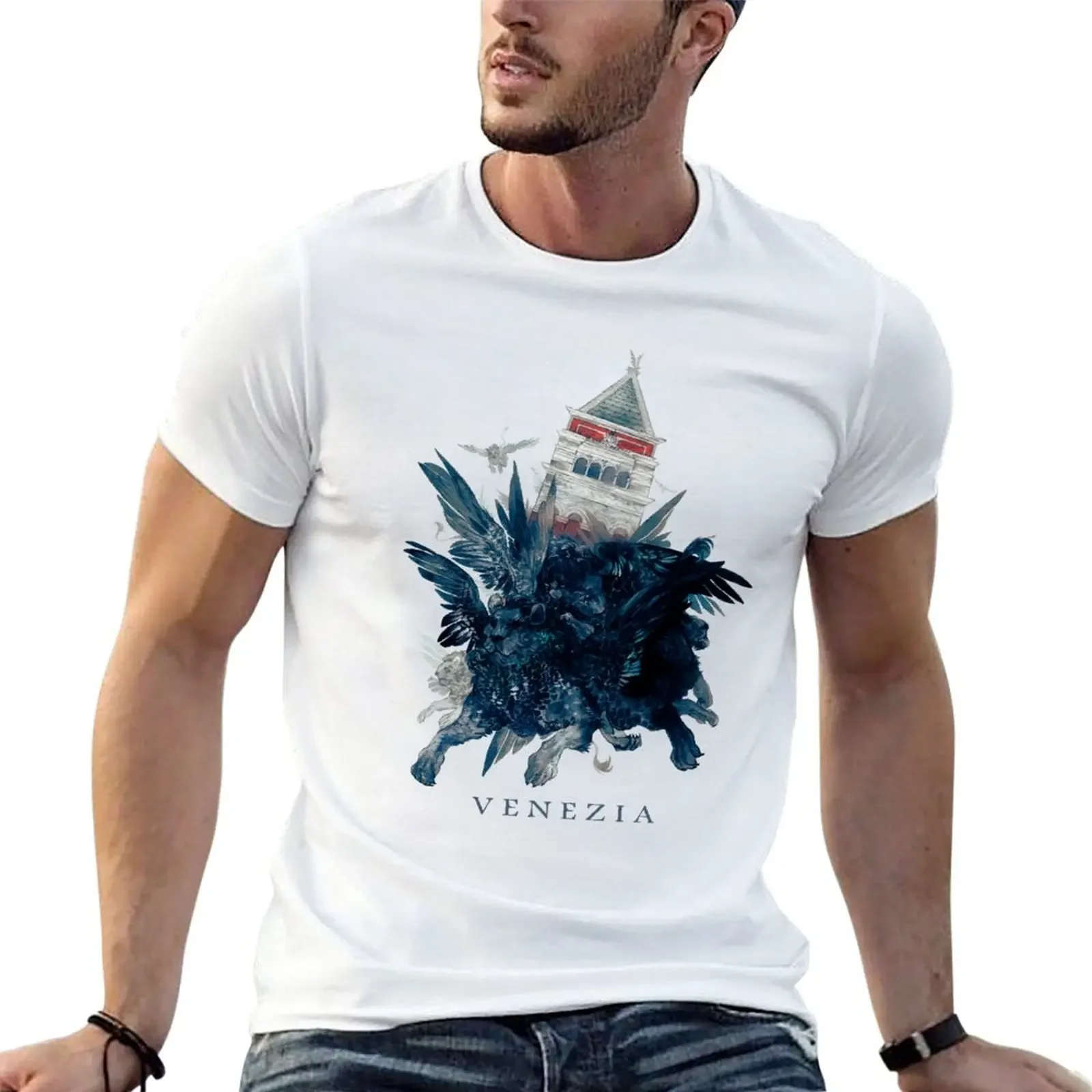 Venezia T-Shirt anime t shirts essential t shirt korean fashion aesthetic clothes mens graphic t-shirts