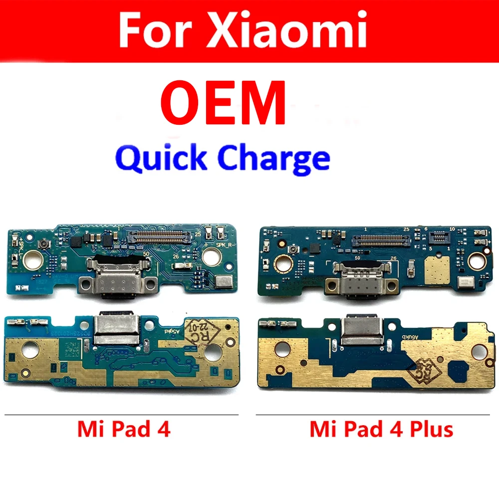 

NEW USB Port Charger Dock Plug Connector Charging Board Flex Cable Mic Microphone Board For Xiaomi Mi Pad 4 Plus Pad4