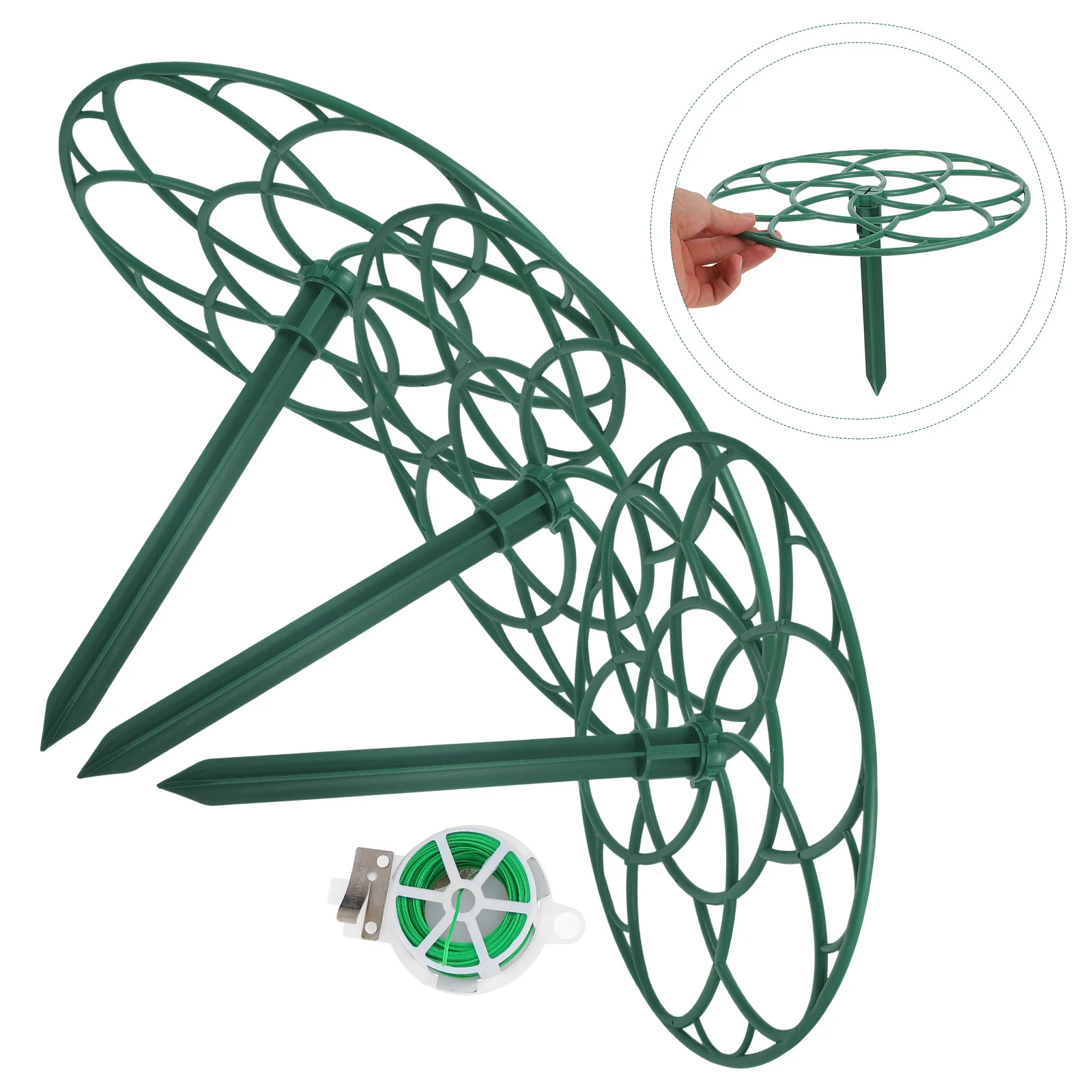 

1Set Climbing Plant Support Flower Frame Sunflower Support Trellis for Garden Balcony Patio Outdoor Plants Plant Supports