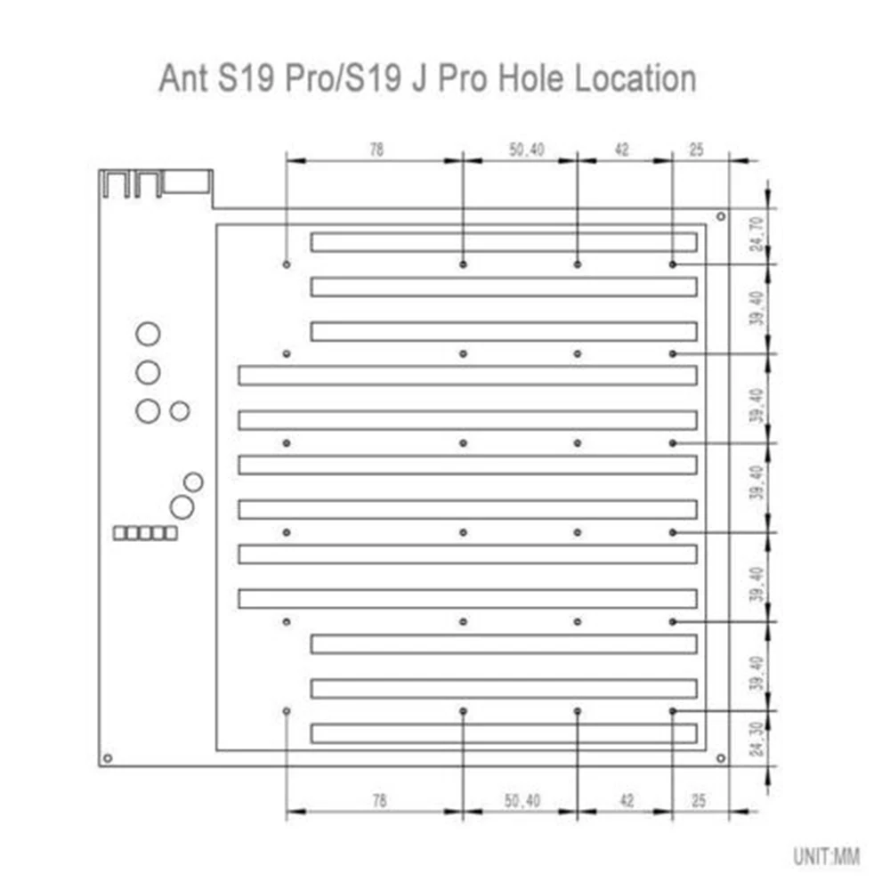 Antminers19 s19jpro s19pro kit placa de refrigeração água alumínio bitcoin diy dissipação de calor