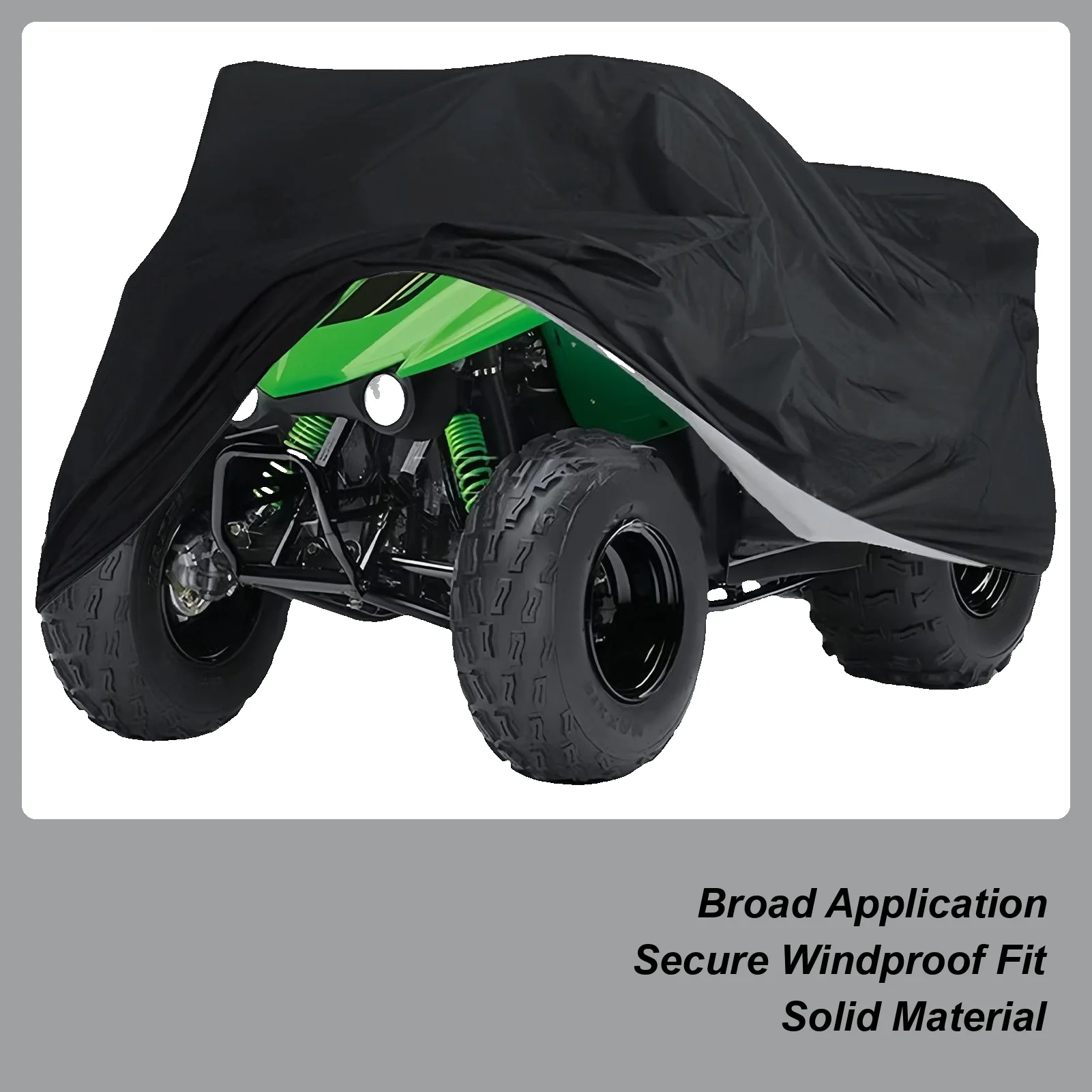 

ATV Cover 210D UV Protection Windproof Protector Outdoor Covers Waterproof For Beach Storage Garage Driveway Trail Farm Ranch