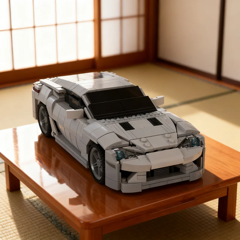 715pcs MOC Lexus LFA Ultimate Miniland Team Model Building Blocks Module Diorama Figure Ship Robot Aircraft Train City Toy Gift