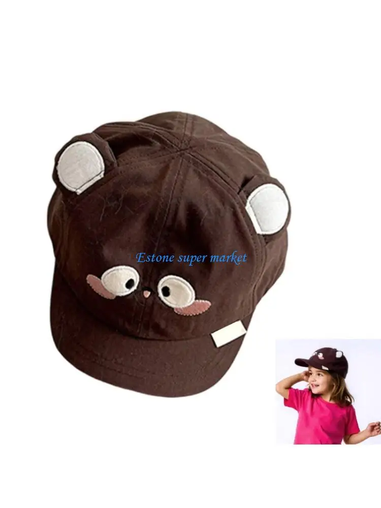 

090B Adjustable Infant Sun Hat With Theme Lightweight Cotton For Everyday Wear