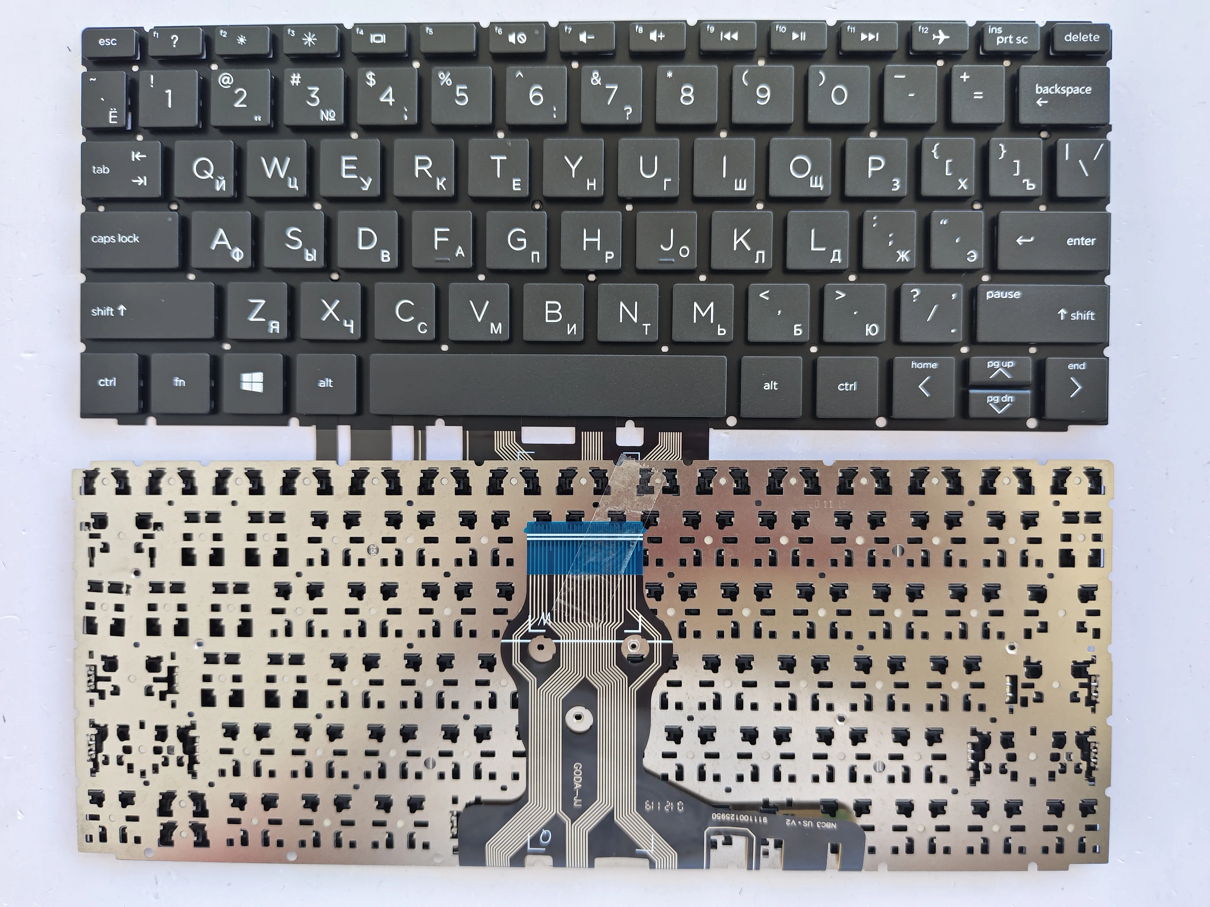 

RU Layout for HP Pavilion 11-AD 11M-AD013DX 11-AD051NR X360 11M-AD113DX Laptop Keyboard