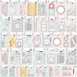 Big Sale Beer and glasses Metal Cutting Frame dies 2024 New Templates DIY Scrapbooking Paper Making Crafts Cuts