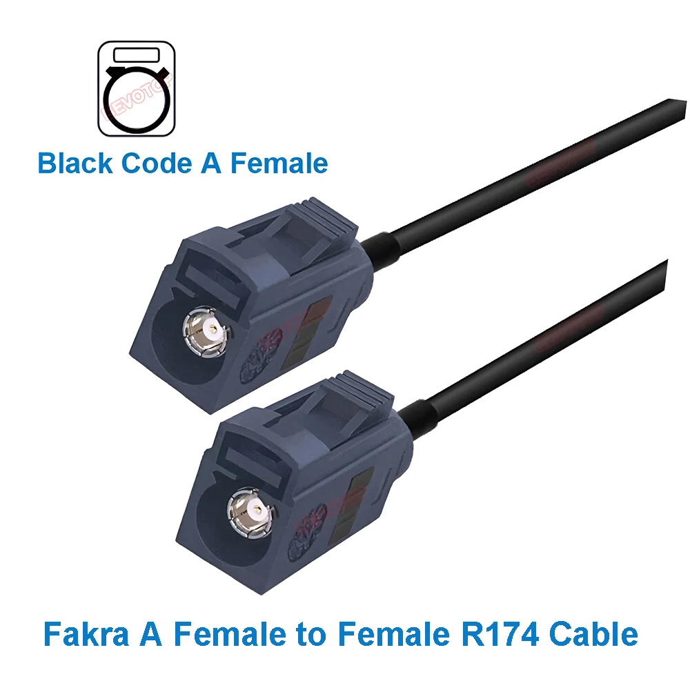 Fakra RG174 Cable A B C D E F G H I K Z  Type Adapter Female Pigtail Radio Extension Coax Cable GPS RF Communication System