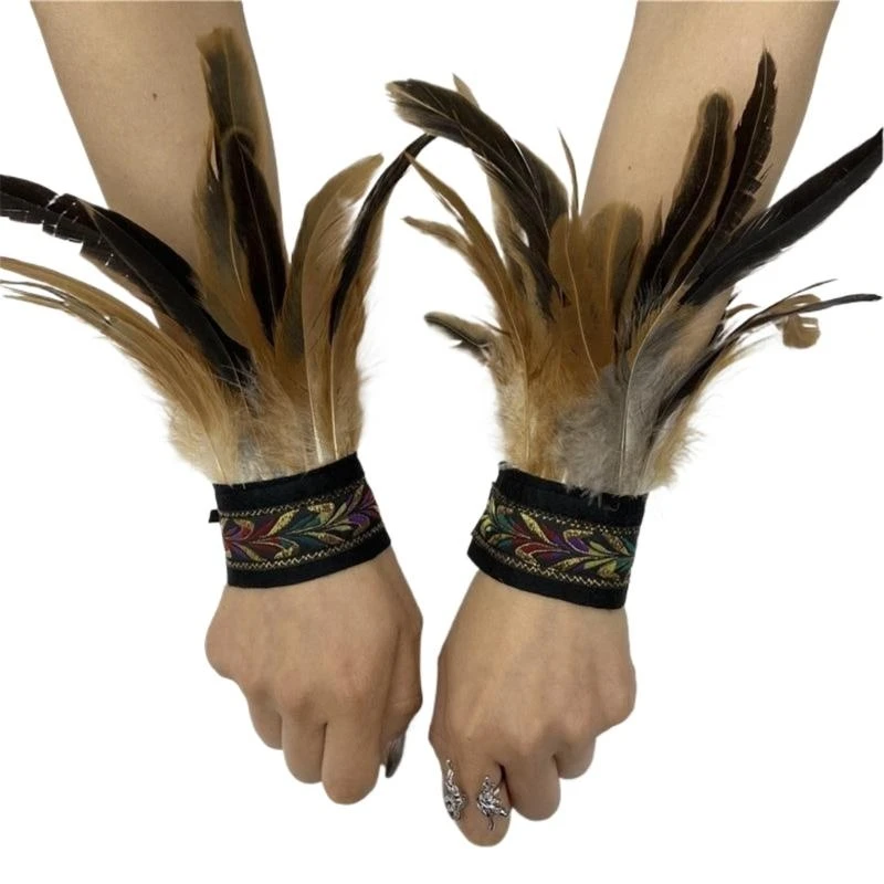 زي الهالوين التنكري أصفاد المعصم أصفاد الذراع القوطية ملابس النساء التأثيرية