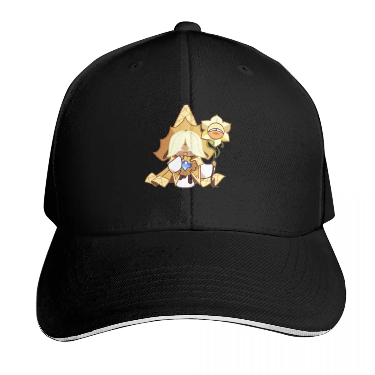 

Pure Vanilla Cookie Cookie Run Kingdom Classic Baseball Cap Horse Hat Sunhat hard hat Hip Hop Men's Baseball Women's