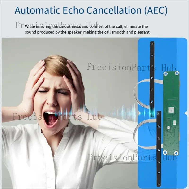 8 Array Directional Microphone Array USB Linear 180-Degree Sound Pickup Suppression