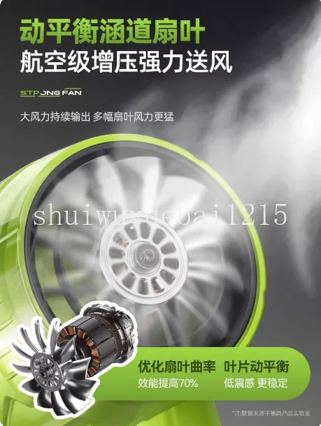 Turbo Jet Blower, Leaf Blower, Strong Turbo Fan, Car Drying After Wash, Handheld Snow Blower, Garden Maintenance