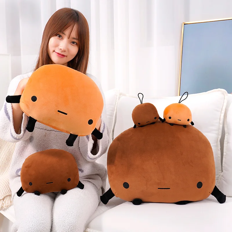 Cute and soft Sad Potato Plush Toy Potato Pendant Stuffed Brown Potato Plushies Warm hands Pillow Kawaii Girl Gifts