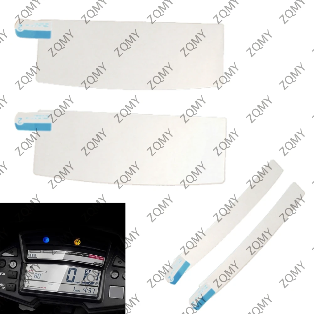 2Sets Motorcycle Cluster Scratch Protection Film Dashboard Screen Protector For Honda VFR1200X Crosstourer 2012-2020