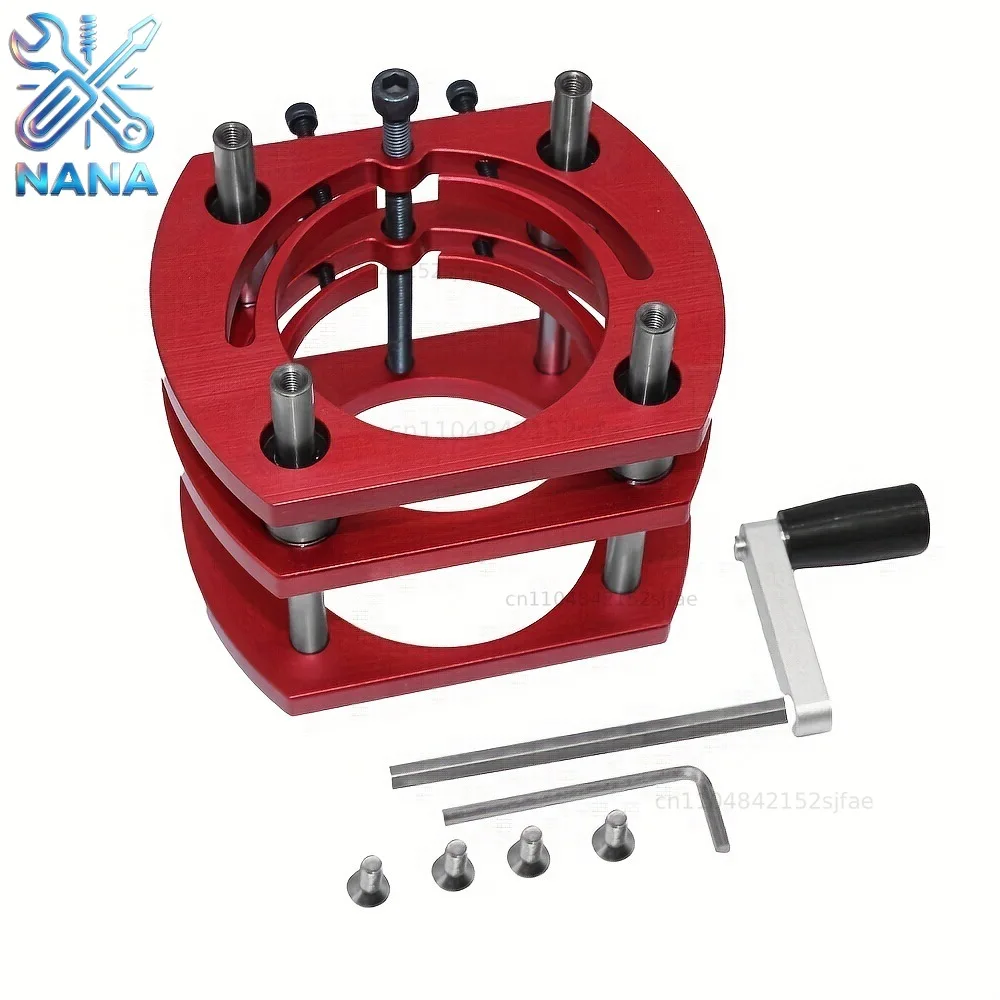 Woodworking Inverted Lifting System Precision Aluminum Alloy Lifting Base For 65mm Electric Trimming Machine DIY Tools