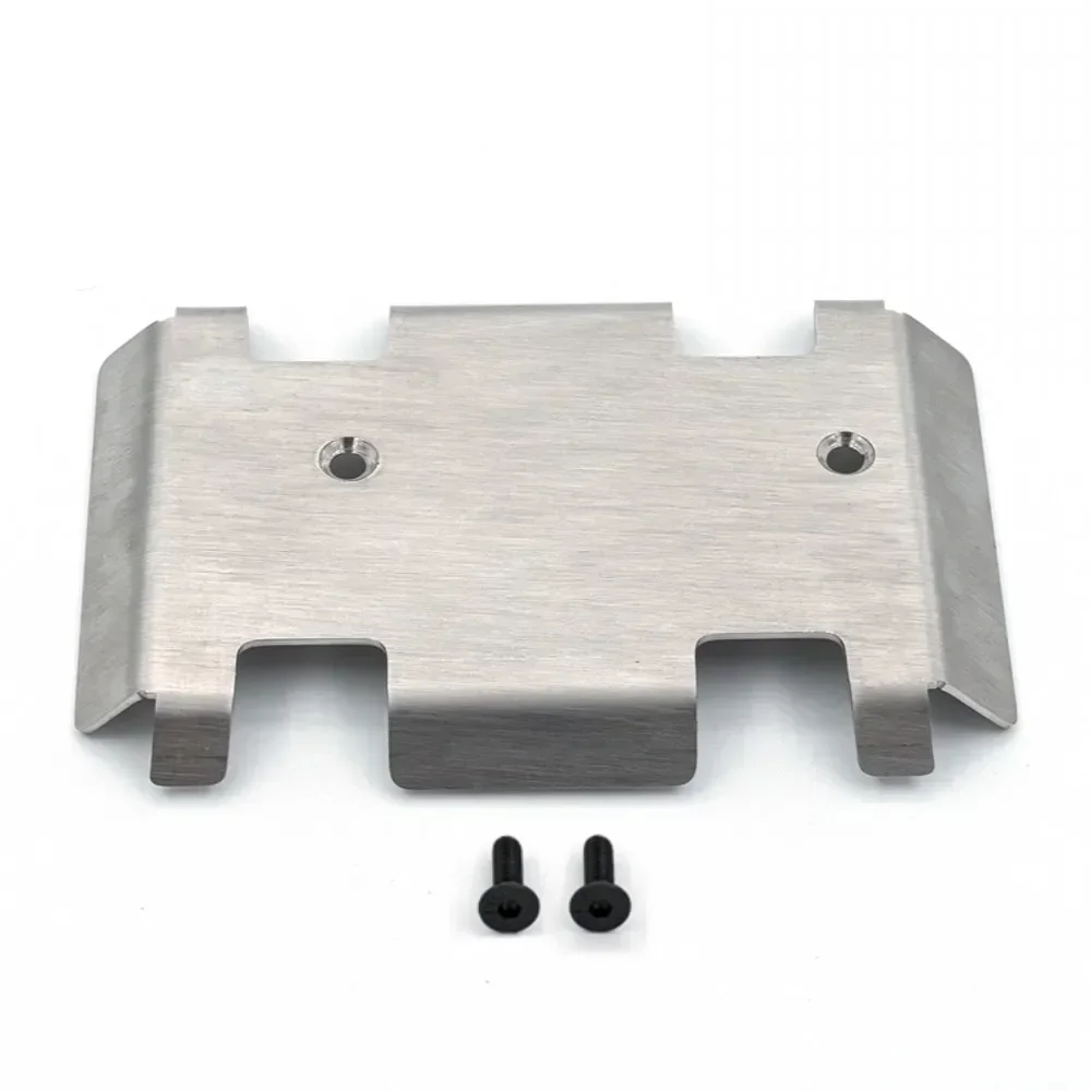 Stainless Steel Chassis Armor Axle Protector Skid Plate For RGT EX86190 EX 86190 LC76 1/10 RC Crawler Car Upgrade Parts