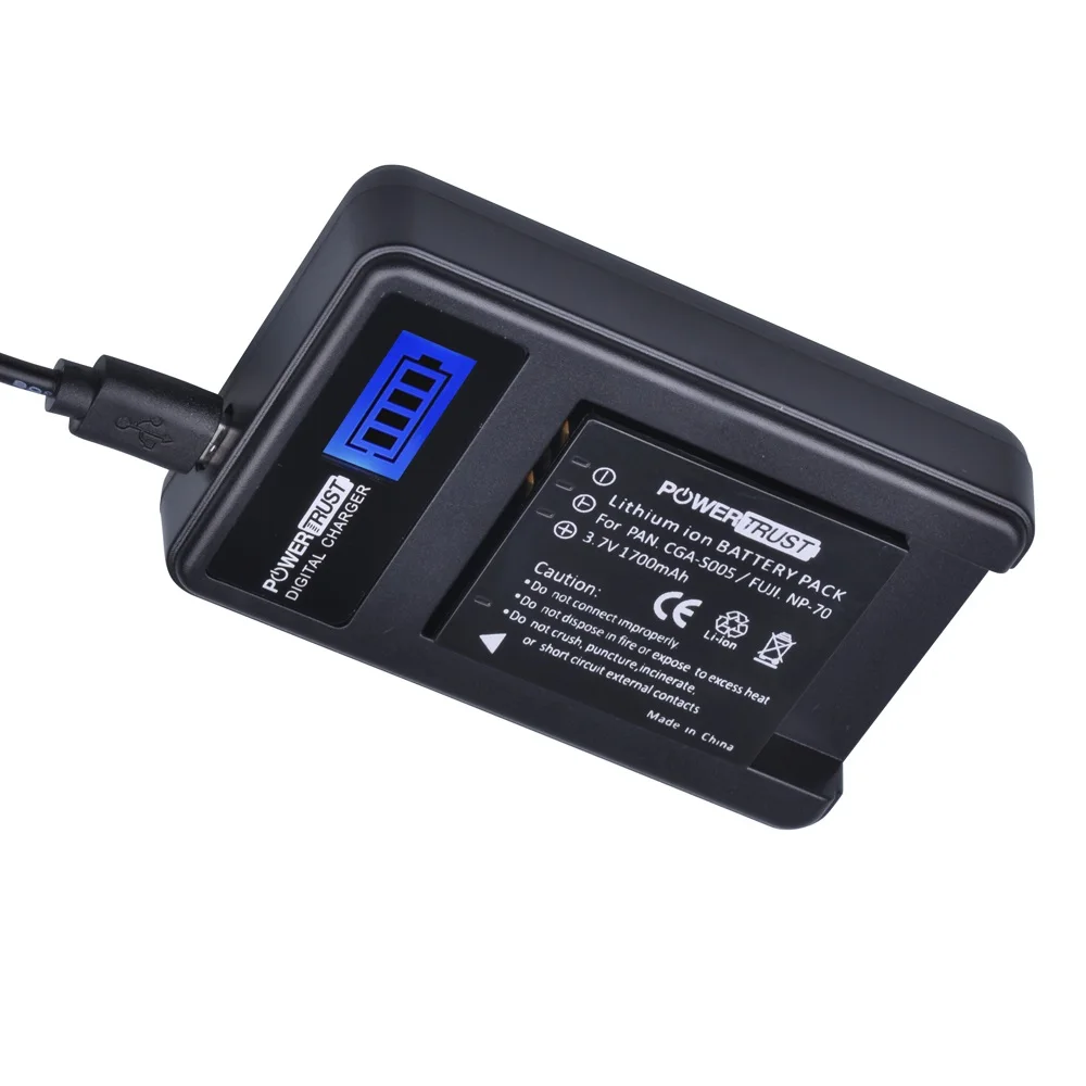 PowerTruet Battery /Digital Charger for Sigma BP-41, BC-41 and Sigma DP1 Merrill, DP2 Merrill, DP3 Merrill Cameras