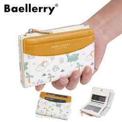 Baellerry New Short Women Zipper Wallets Cute Coin Bags Brand Female Purses Credit Card Holder Simple Small Wallet For Girls