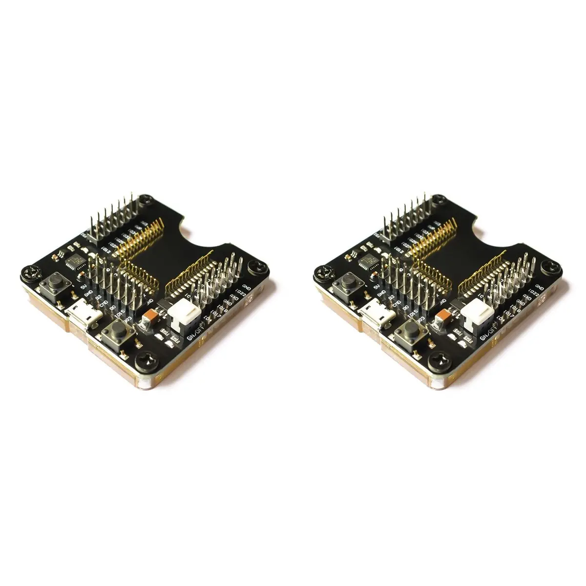 update. 2X ESP32 Development Board Module Test Programmer Socket Burn Fixture Test Board for ESP-WROOM-32 Minimum System