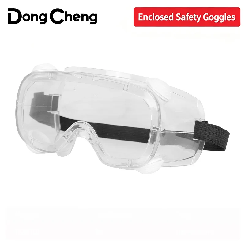 Impact Resistant / Anti-Fog / Closed Safety Goggles, Transparent,High Visibility, Industrial Work, Grinding, Cycling, Wind Proof