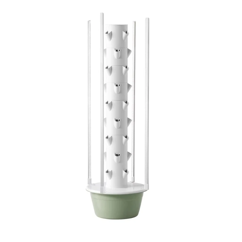 Commercial Indoor Aeroponic Vertical Hydroponic Tower Garden Growing Systems With LED