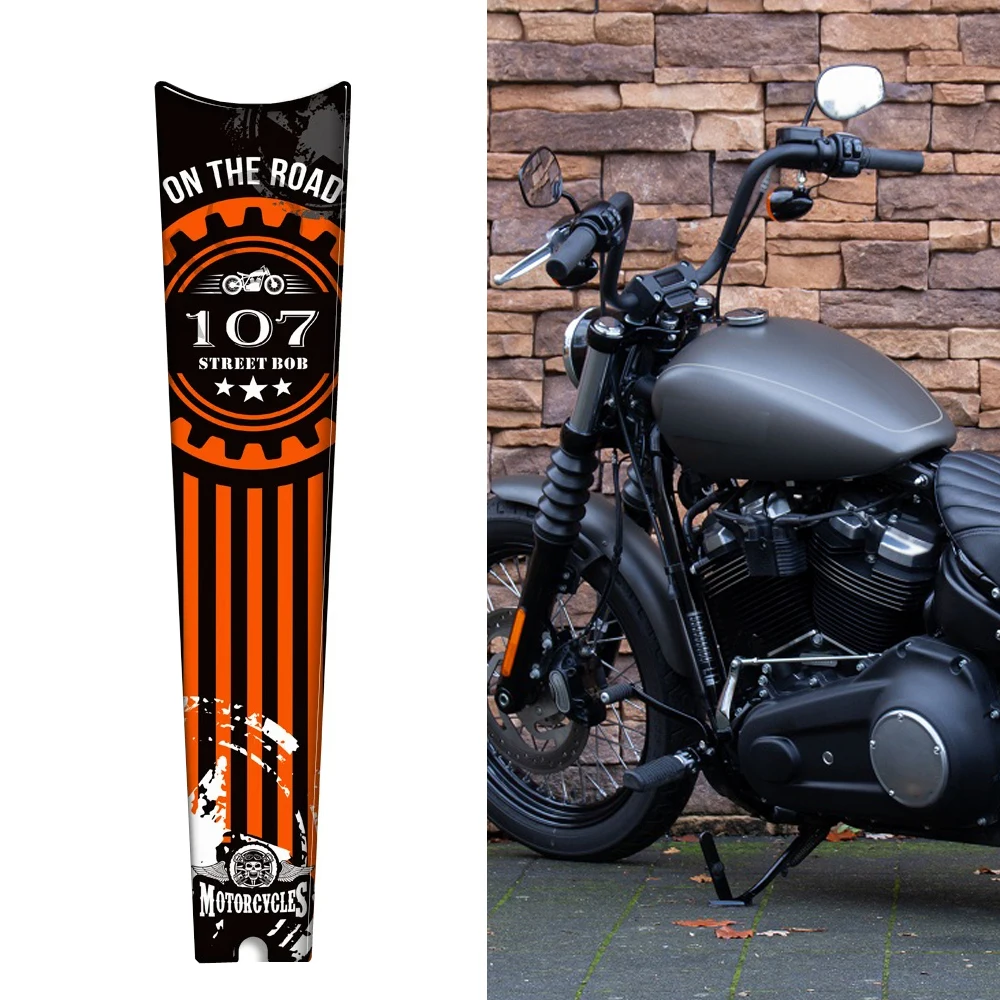 Motorcycle For Harley Davidson Street Bob FXBB 107 M8 Protector Tank Knee Pad Side Grips Gas Fuel Oil Kit Stickers Decals