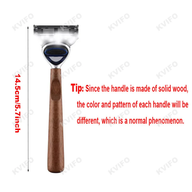 NEW 5-layer Men's Razor Power Shaving Shaver Male Face Beard Hair Trimmer 5 Layer Blades Replacement Refills