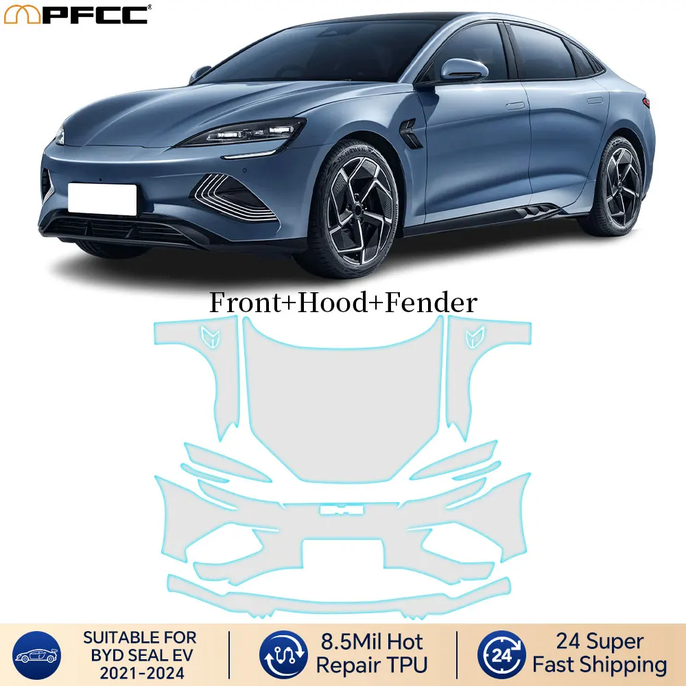 

For BYD Seal EV 2021-2024 Tpu Invisible Car Paint Protection Film Clear Bra Ppf Decal Kit Anti-Scratch Car Accessories