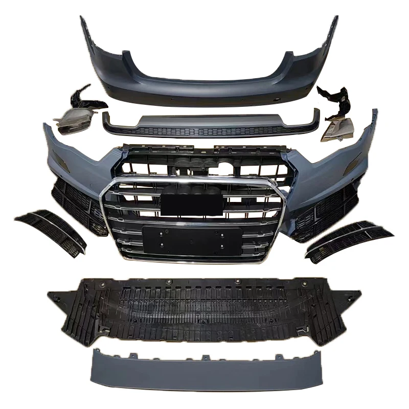 audis S6-C7PA 16 audis Car Bodykit Front Bumper with Grille Sport Front and Rear Package 2016