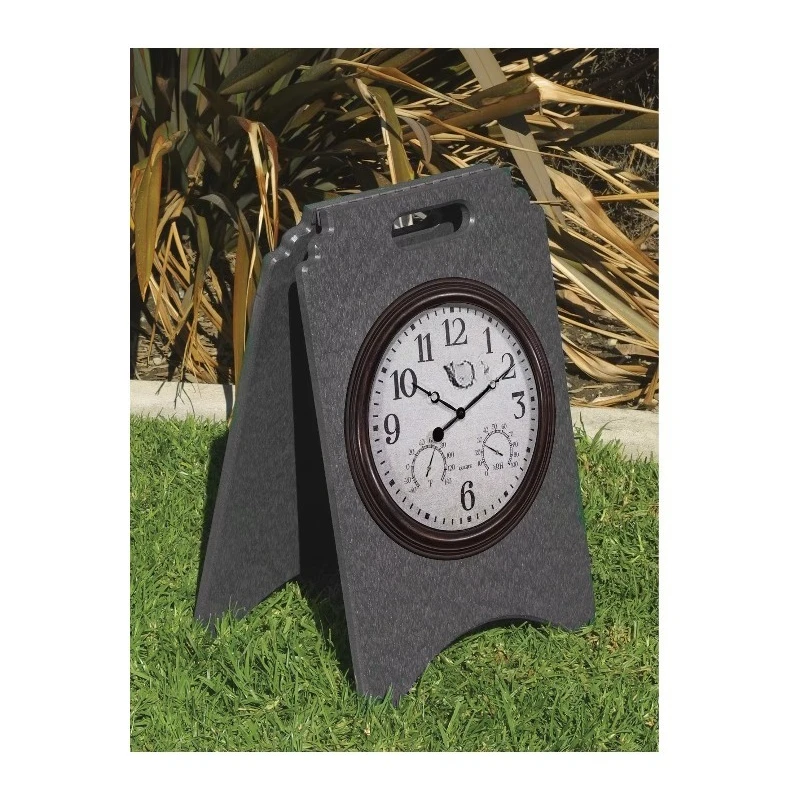 

GC100-15 Single-sided "15 Recycled Plastic Clock Easel with Bronze Clock