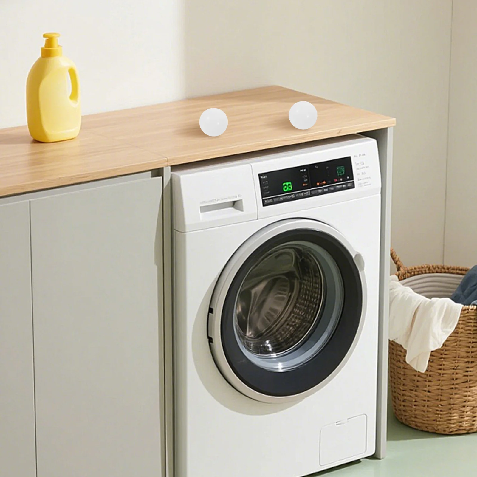 

4pcs Silicone Laundry Dryer Ball For Down Jacket Fluffing Winter Clothes Quick Drying Tool Reusable Fabric Softener Alternative