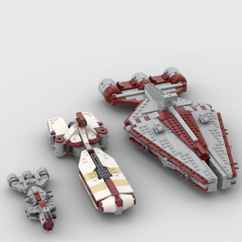 ชุดสงครามอวกาศ Moc รวม UCS venator สนับสนุนเรือเดินสมุทรโมเดลประกอบอิฐบล็อกตัวต่อเด็กผู้ชายของเล่นเด็กของขวัญคริสต์มาส