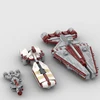 MOC Space War Series Combined UCS Venator Support Fleet Warship Model, Brick Assembling, importer nights, Boys Toy, peuvXmas Gift, DIY 2
